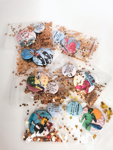 KIT BADGES POP 