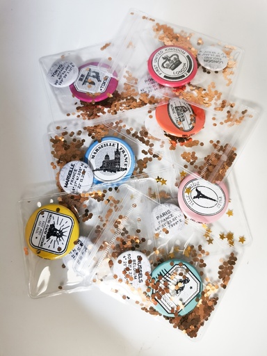 KIT BADGES TAMPON 